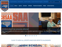 Tablet Screenshot of nchsaa.org